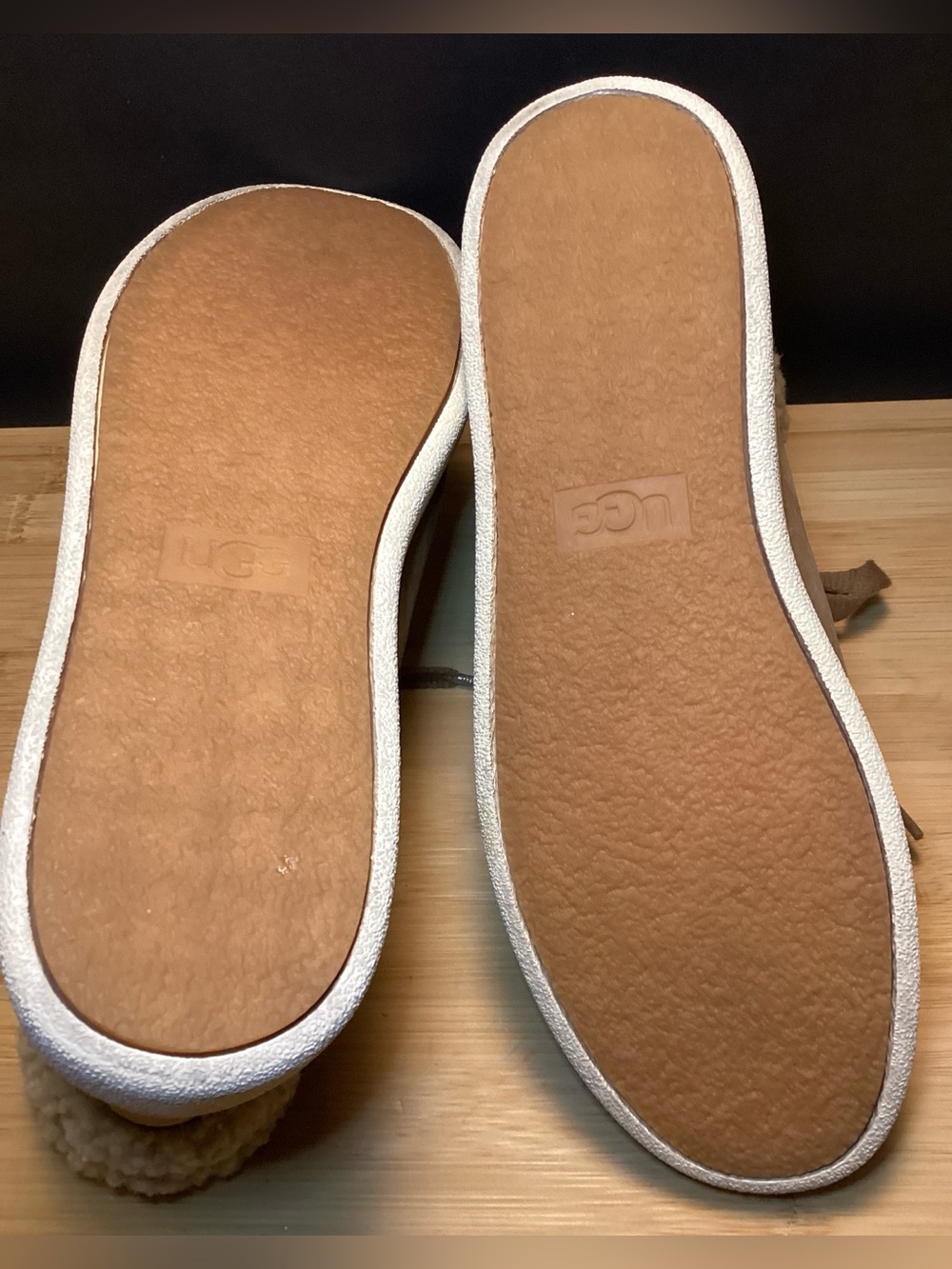 UGG Olive Chestnut High-Top Premium Nubuck Leather Upper Sneakers - Picture 2 of 10
